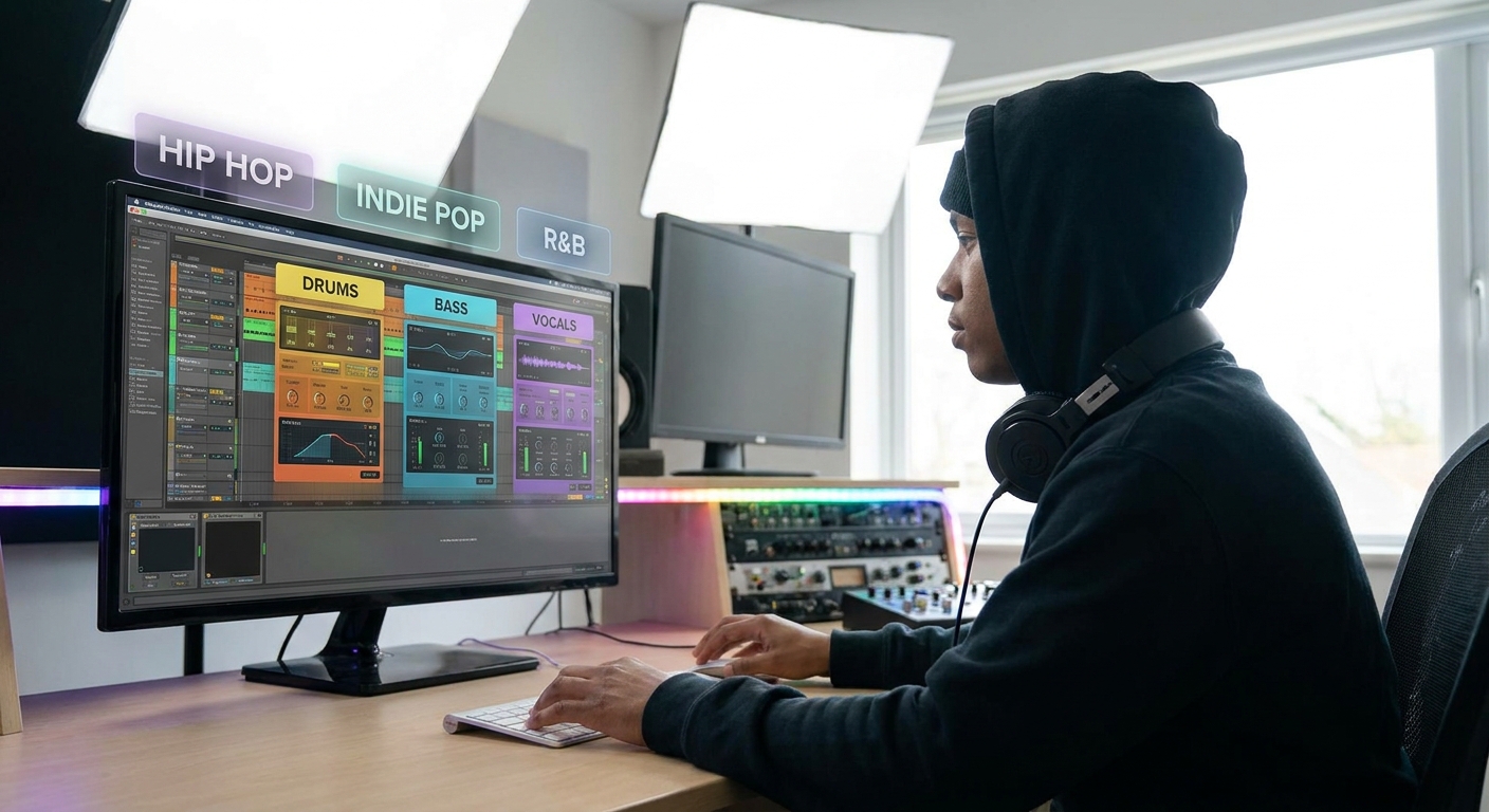 Genre-Smart Mixing: Building Modular Chains for Drums, Bass, and Vocals in Any DAW